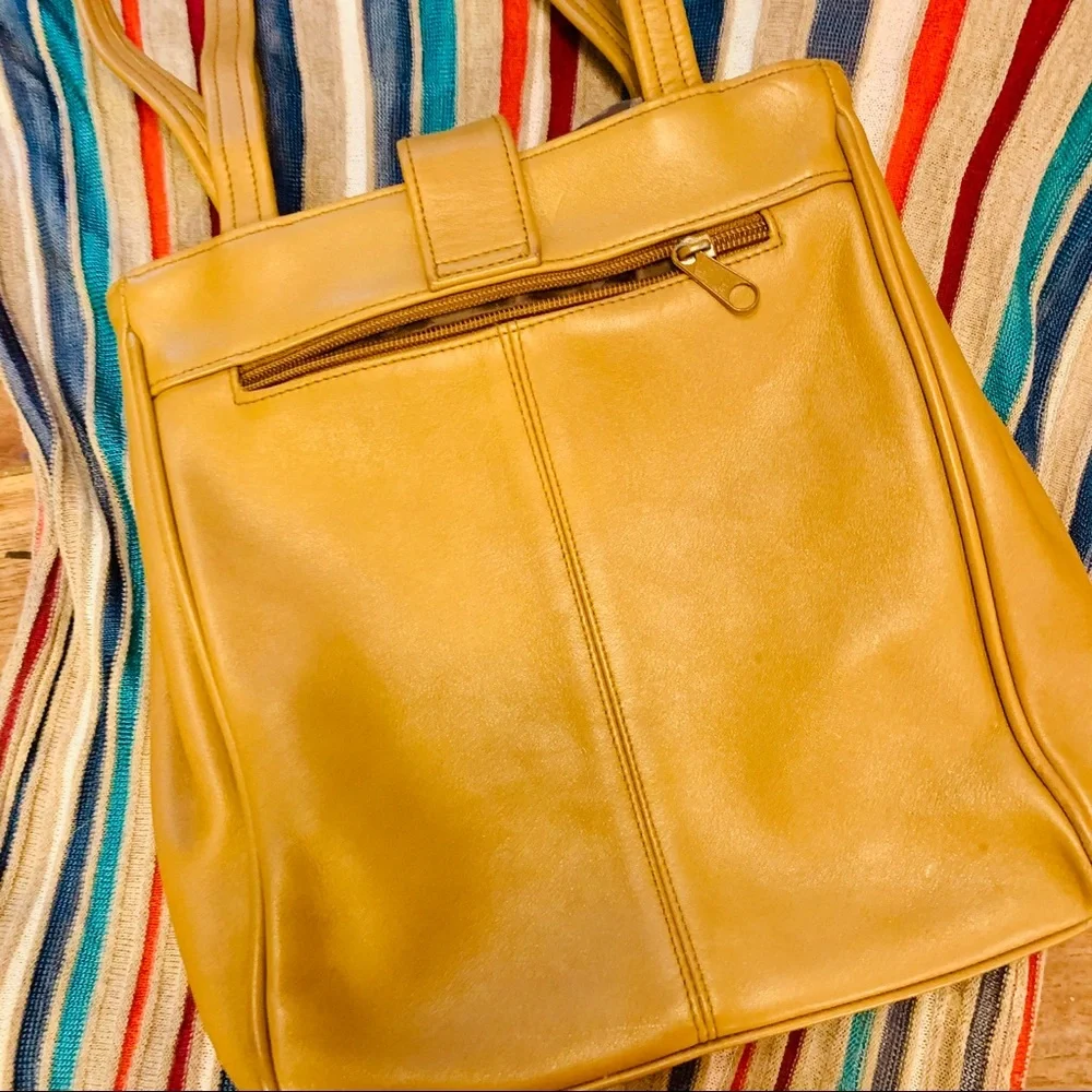 ⭐️ JACQUELINE FERRAR Brown Leather Purse - Picture 4 of 6